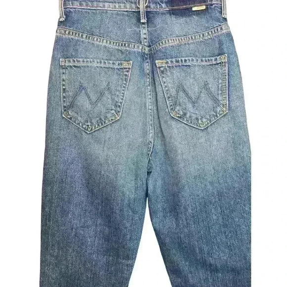 MOTHER Superior The Dazzler Shift Crop in Sin and Suffer Size 25 - Picture 10 of 12